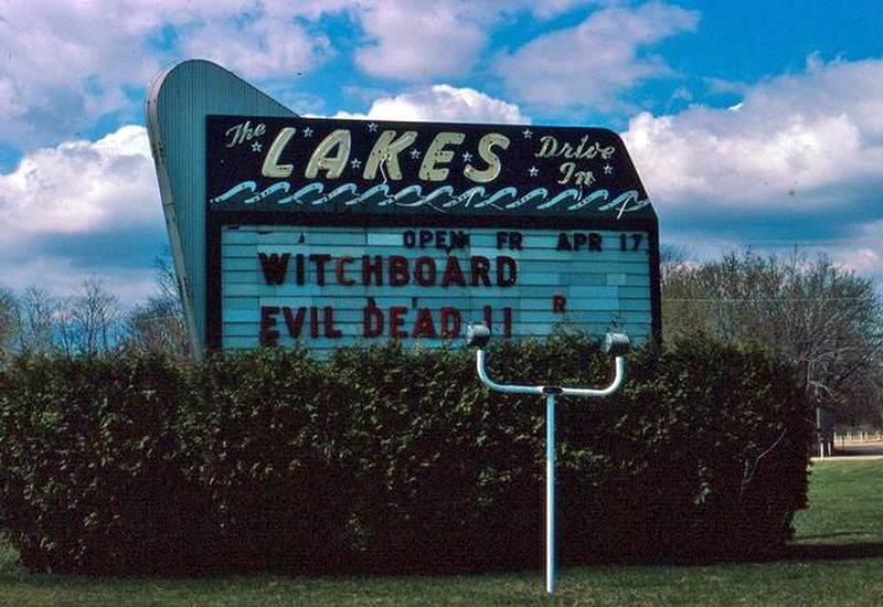 Lakes Drive-In Theatre - Old Photo (newer photo)